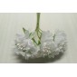 Хризантема органза белая, 6 шт, диаметр цветка 3-3,5см